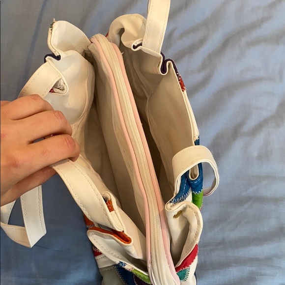 VINTAGE COLORFUL SHOULDER BAG PURSE HANDBAG PURSE, Very Vintage - Picture 7 of 16